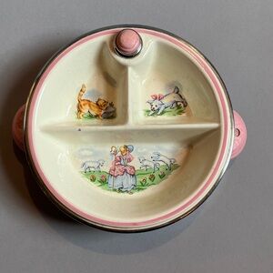 Vintage Little Bo Peep Thermo Children’s plate
